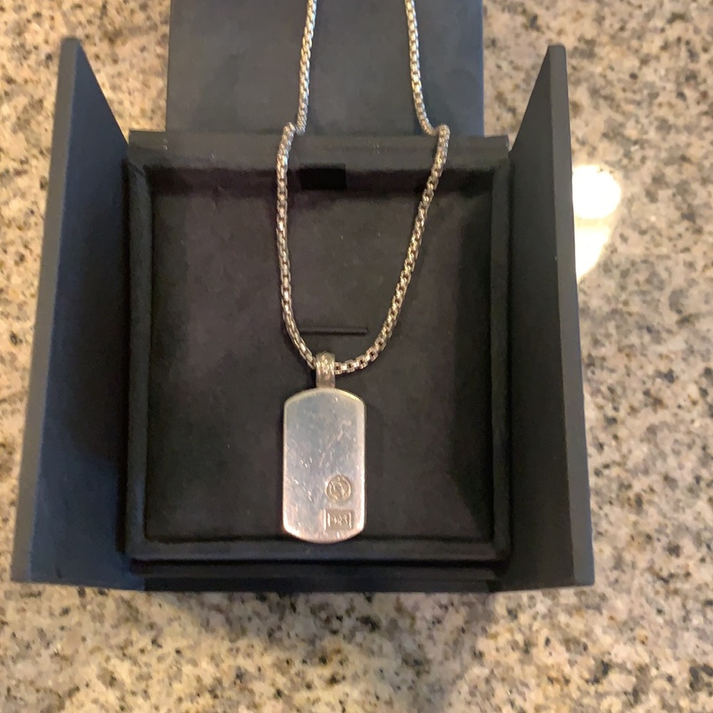 David Yurman chain and pendent